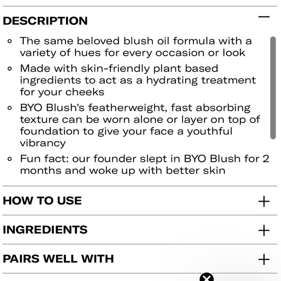 YOUTHFORIA BLUSH - TINTED BLUSH OIL - Let’s Go Party - Picture 3 of 5